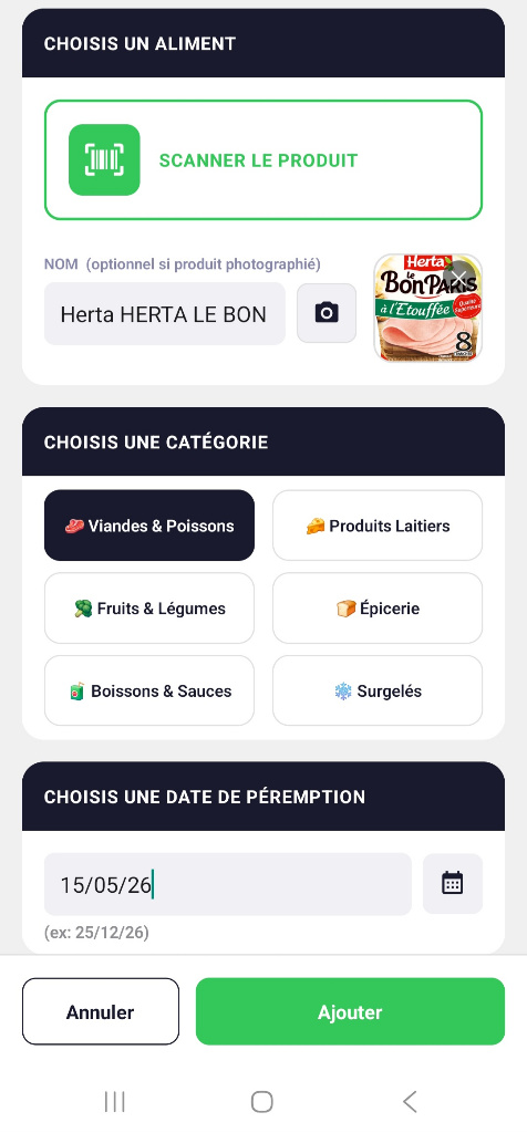 Ajouter un produit
